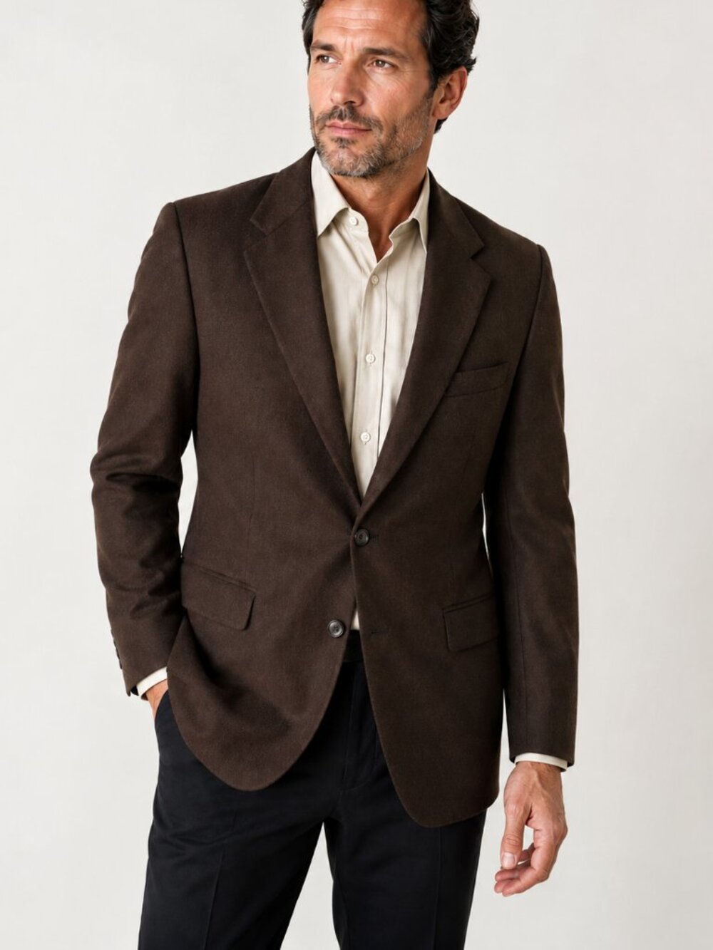 Vintage Burberrys 100% Cashmere Blazer 46L | Chocolate Brown | Classic Luxury